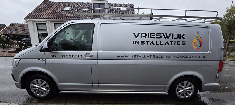 Werkbus van Vrieswijk Installaties in Hoogezand en Midden-Groningen